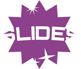 Slides purple logo | Flip Out Australia